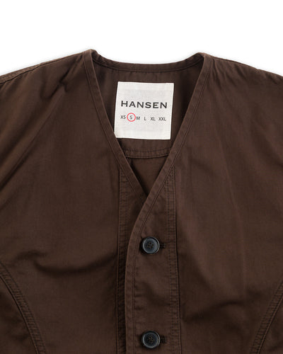 Hansen Bernard Loose Fit Jacket - Coffee Drill - Standard & Strange