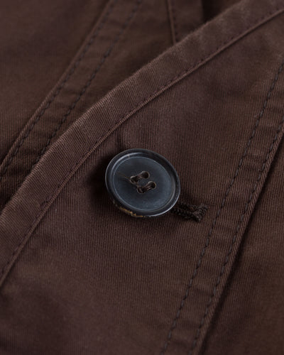 Hansen Bernard Loose Fit Jacket - Coffee Drill - Standard & Strange