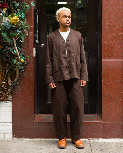 Hansen Bernard Loose Fit Jacket - Coffee Drill - Standard & Strange