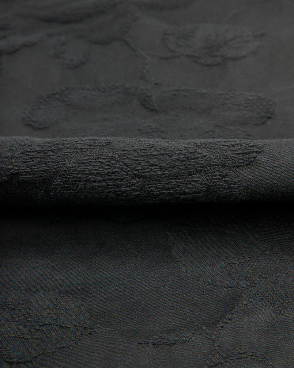 Hansen Bobby Wide Pleated Trousers - Black Flowers - Standard & Strange