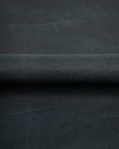 Hansen Bobby Wide Pleated Trousers - Black Gabardine - Standard & Strange