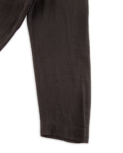 Hansen Bobby Wide Pleated Trousers - Black Gauze - Standard & Strange