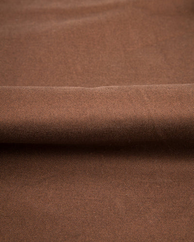 Hansen Bobby Wide Pleated Trousers - Chestnut Gabardine - Standard & Strange