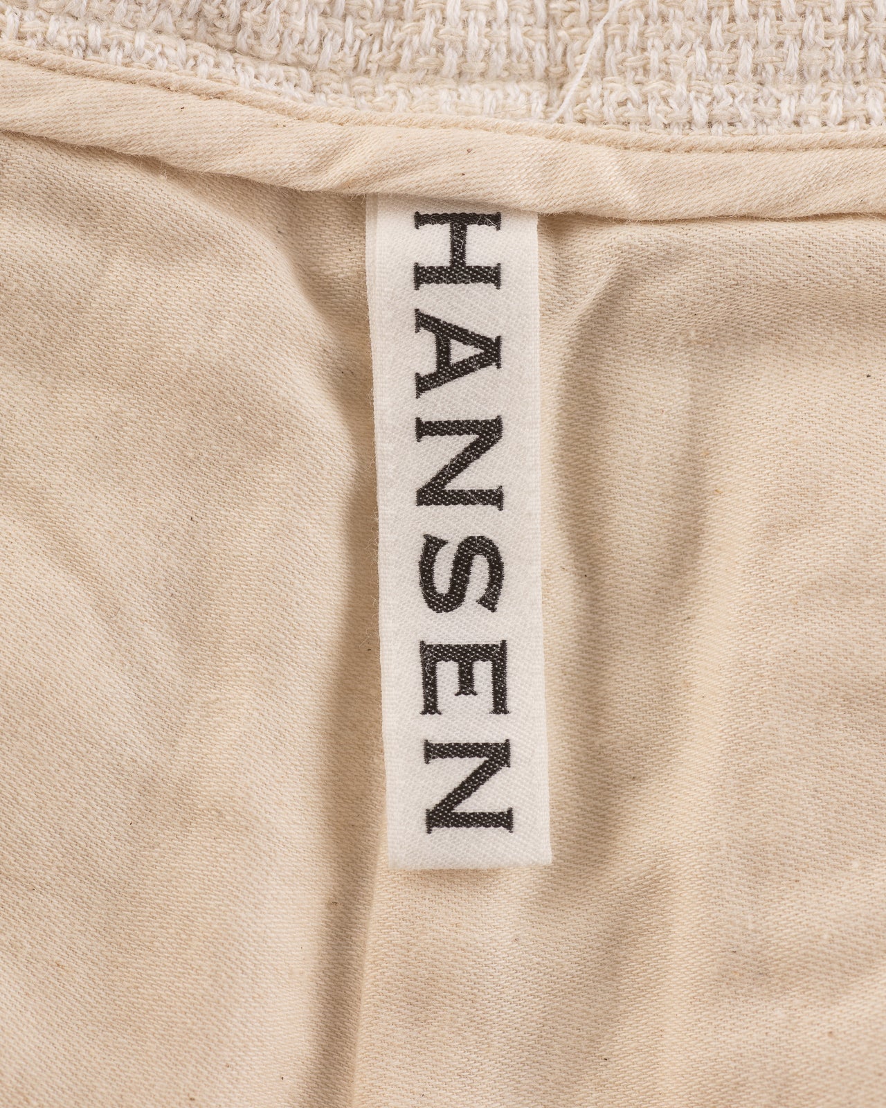 Hansen Bobby Wide Pleated Trousers - Off White Gauze - Standard & Strange