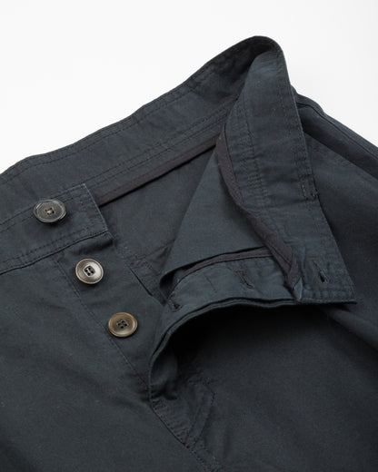 Hansen Karlo Wide Pleated Trouser - Black Drill - Standard & Strange