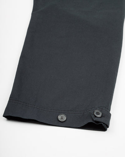 Hansen Karlo Wide Pleated Trouser - Black Drill - Standard & Strange