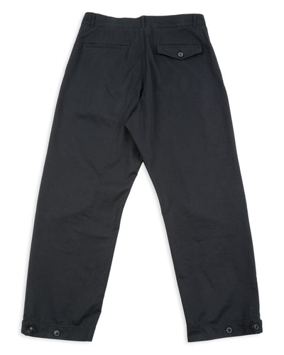 Hansen Karlo Wide Pleated Trouser - Black Drill - Standard & Strange