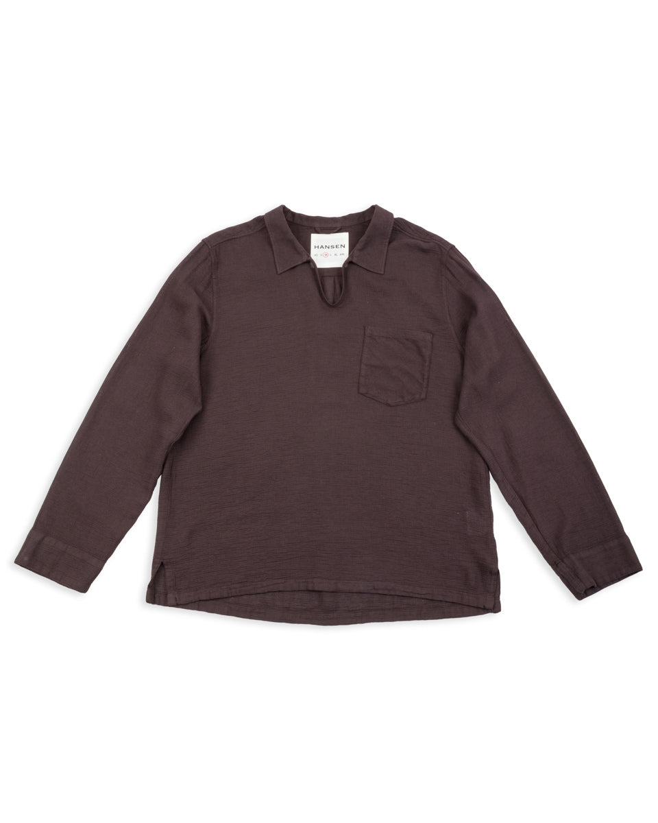 Hansen Marius Pull-on Shirt - Kalamata - Standard & Strange