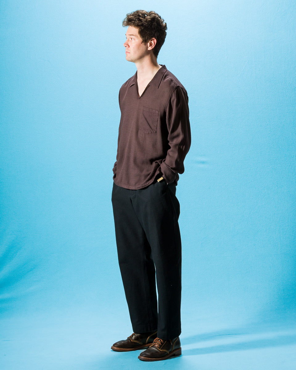 Hansen Marius Pull-on Shirt - Kalamata - Standard & Strange