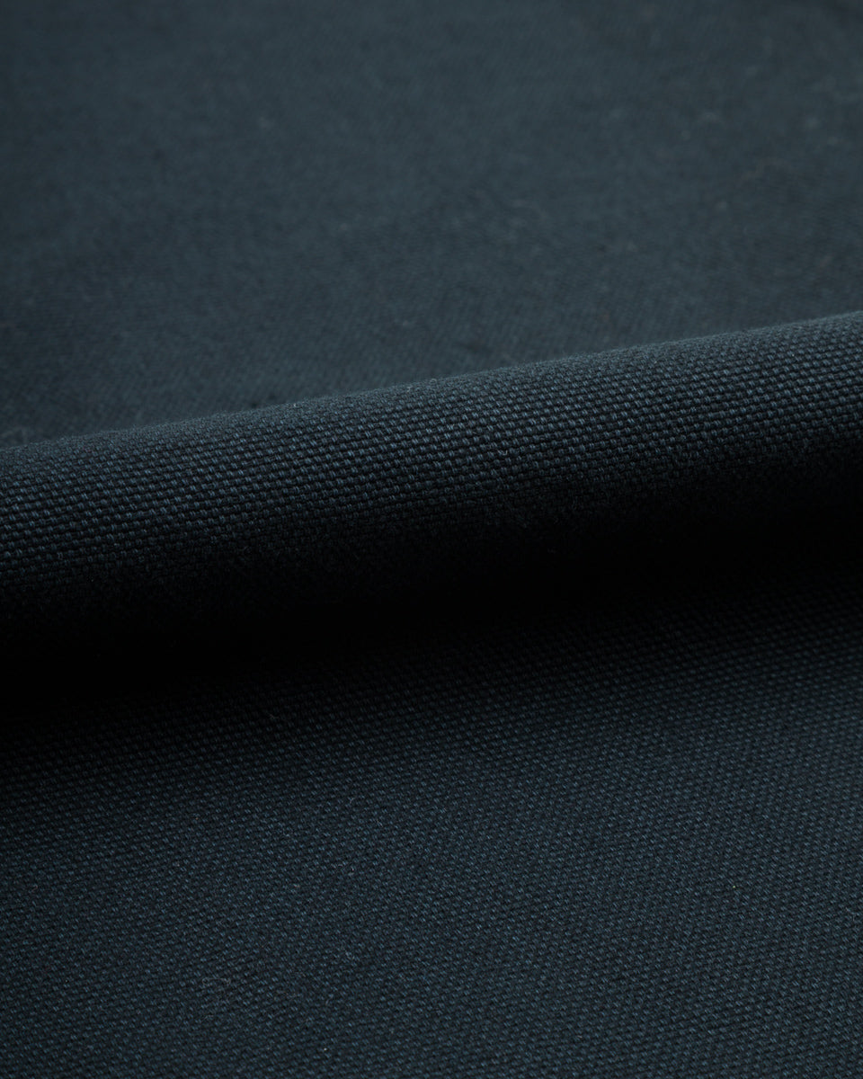 Hansen Trygve Wide Cut Cropped Trouser - Black Canvas - Standard & Strange