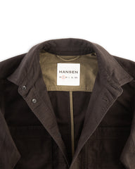 Hansen Bertram Refined Work Jacket - Black Moleskin - Standard & Strange