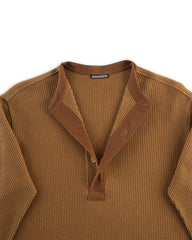 Hansen Hermann Long Sleeve Henley - Nut - Standard & Strange