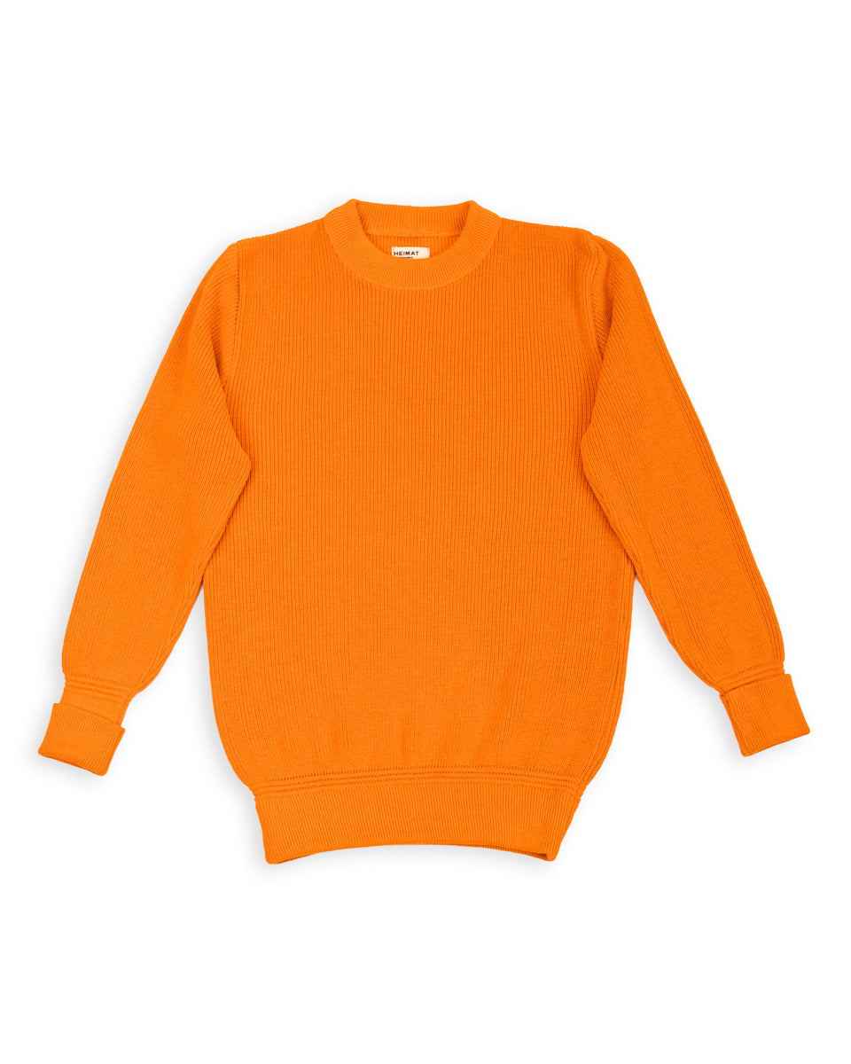 Rundhals Pullover Crew Neck Sweater - Rescue Orange – Standard