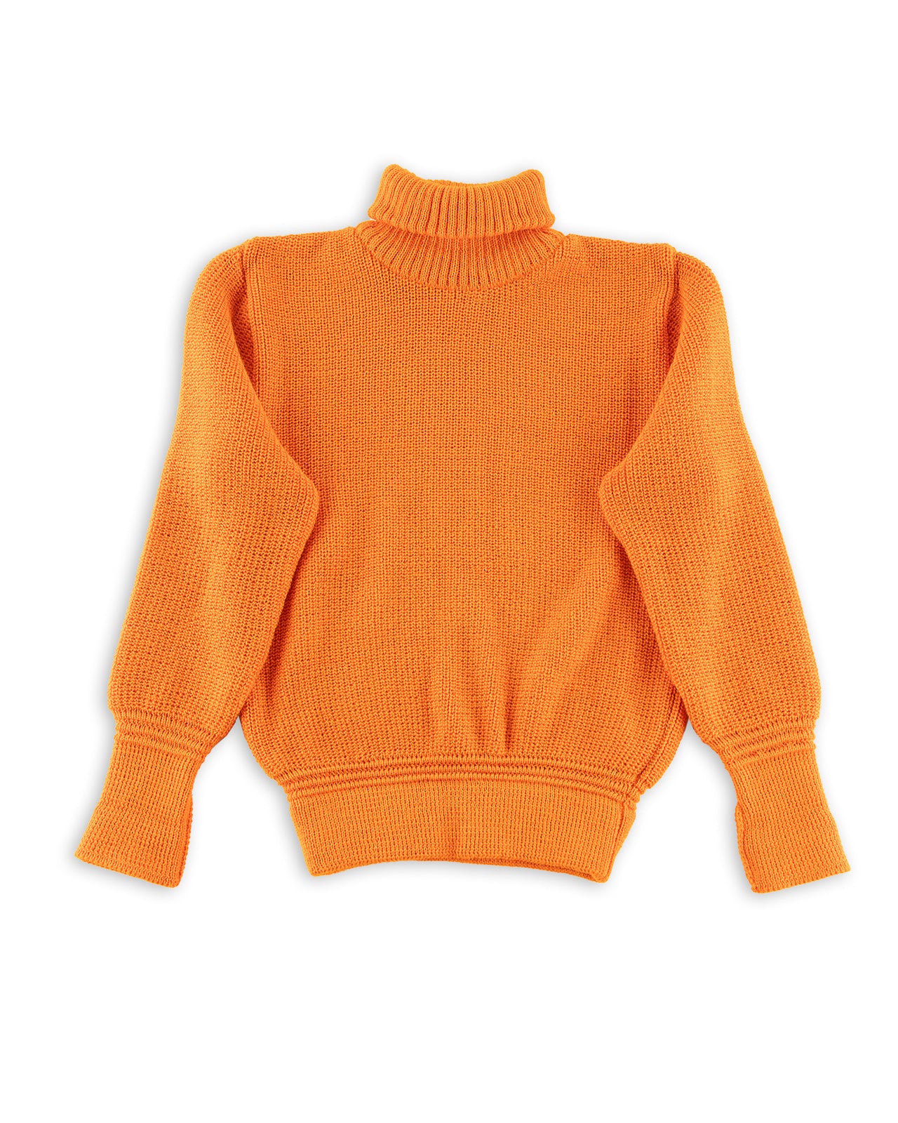 Heimat U Boat Roll Neck Sweater - Rescue Orange - Standard & Strange