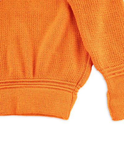 Heimat U Boat Roll Neck Sweater - Rescue Orange - Standard & Strange