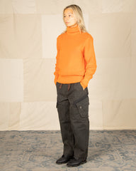 U Boat Roll Neck Sweater - Rescue Orange