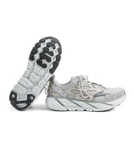 Hoka Clifton L Suede - Galactic Grey/Satellite Grey - Standard & Strange