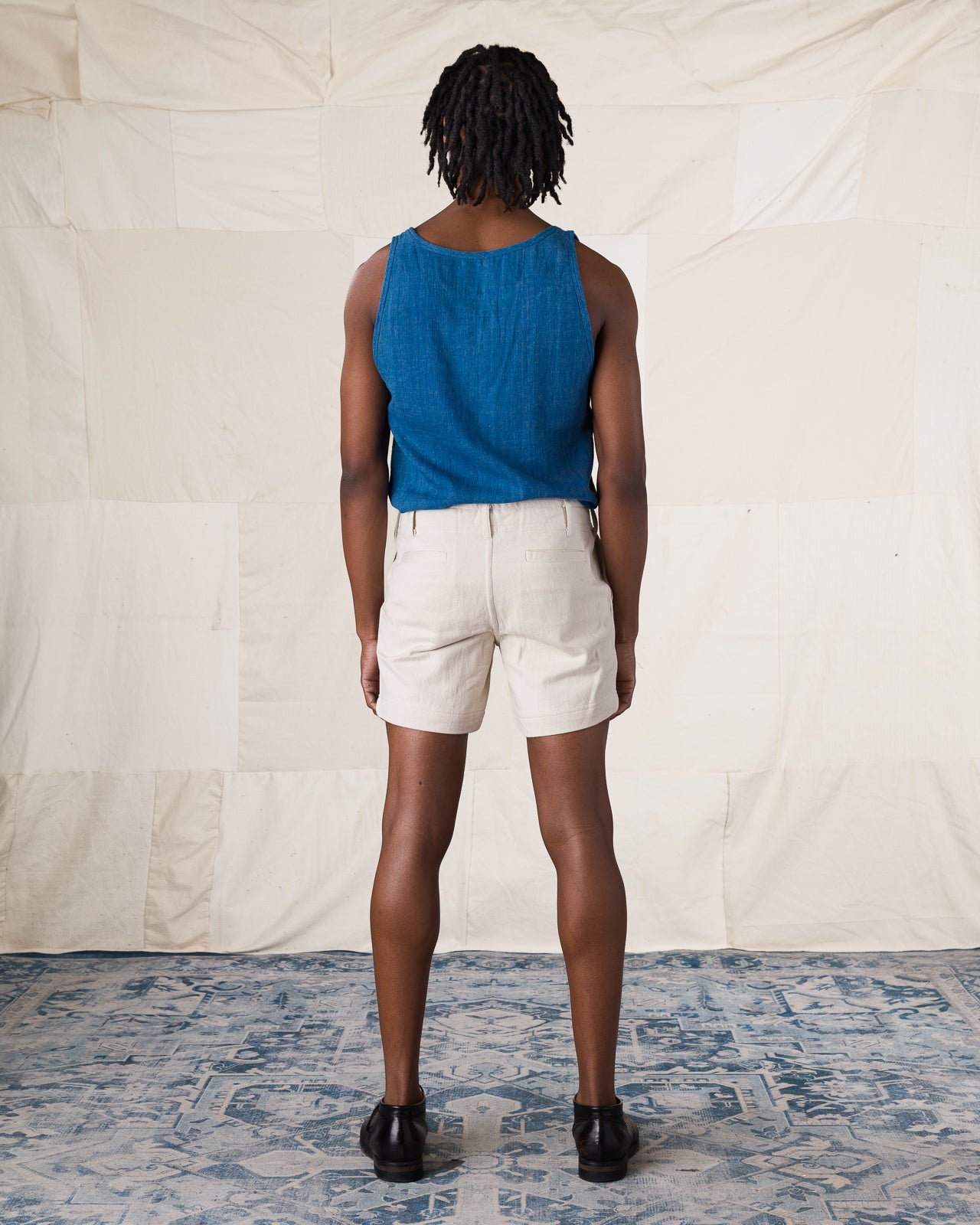 Indi + Ash Obelisk Short - Natural Handwoven Denim - Standard & Strange