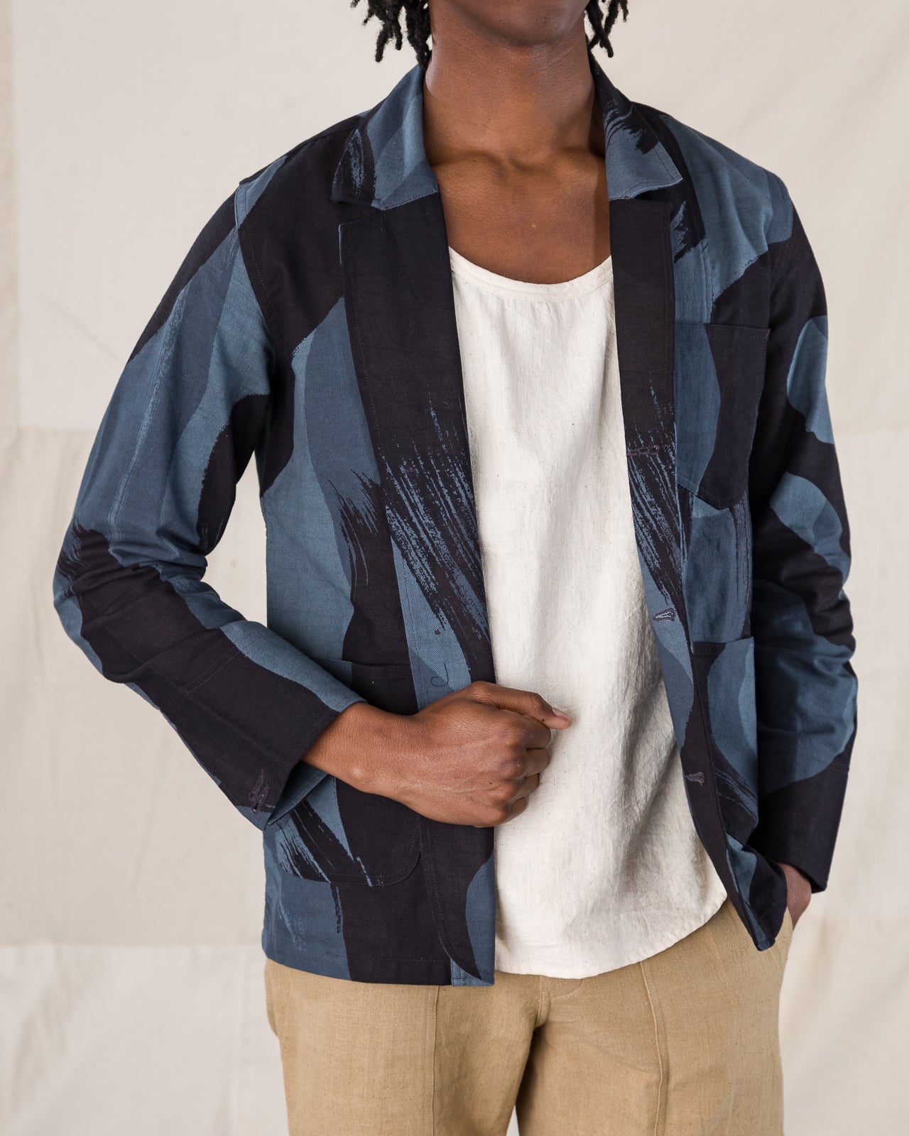 Paintbrush Jacket Indi + Ash Study Jacket - Iron Paintbrush Camo – Standard & Strange