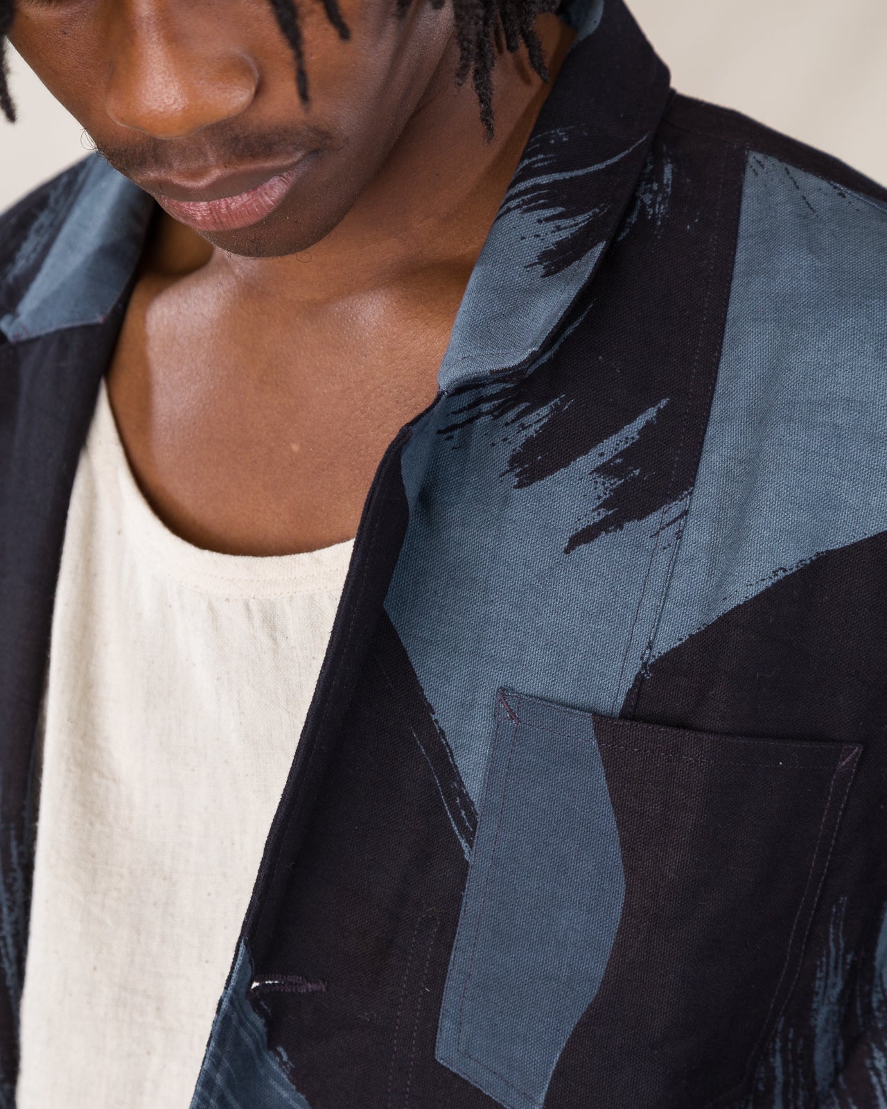 Paintbrush Jacket Indi + Ash Study Jacket - Iron Paintbrush Camo – Standard & Strange