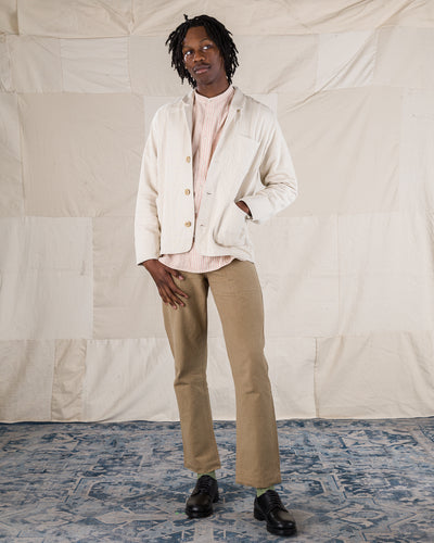 Indi + Ash Study Jacket - Natural Handwoven Denim - Standard & Strange