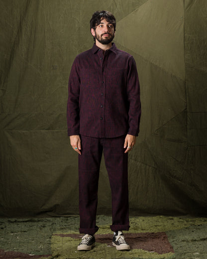 Indi + Ash Ames Workshirt - Handspun Madder/Iron Canvas - Standard & Strange