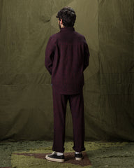 Indi + Ash Ames Workshirt - Handspun Madder/Iron Canvas - Standard & Strange