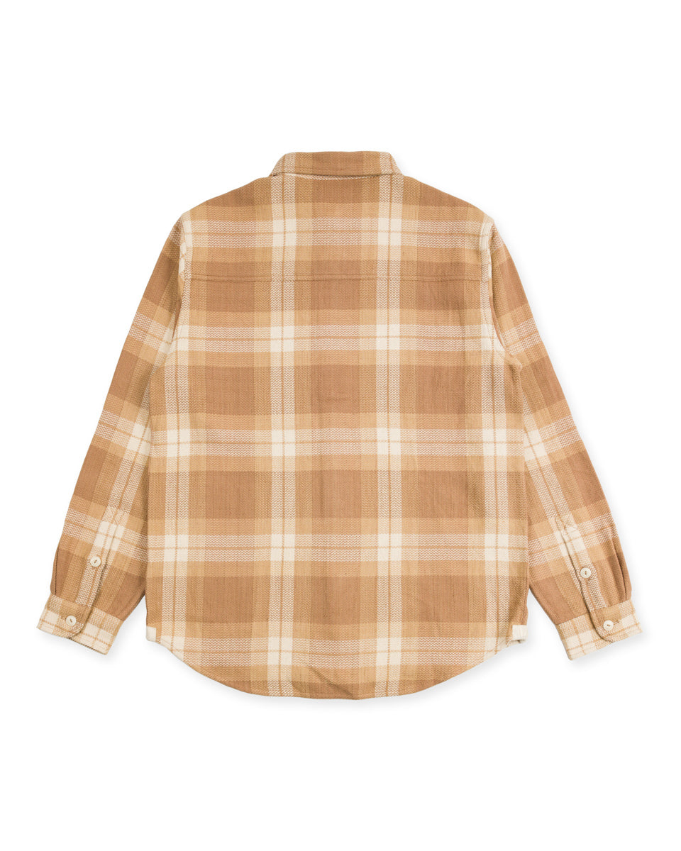 Indi + Ash Ames Workshirt - Handwoven Desert Acacia Plaid - Standard & Strange