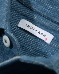 Indi + Ash Ames Workshirt - Handwoven Medium Indigo Denim - Standard & Strange
