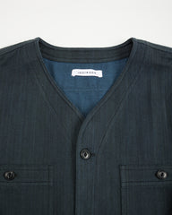 Indi + Ash Andrew Shirt - Handwoven Iron/Indigo Denim - Standard & Strange