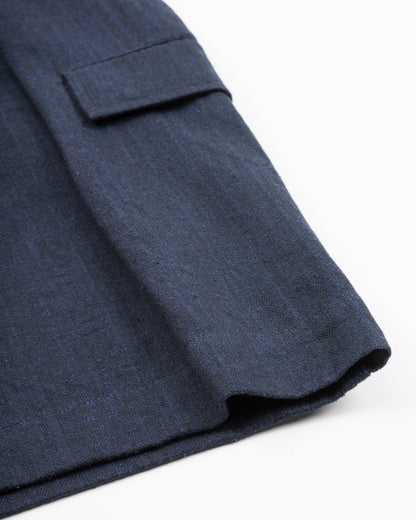 Indi + Ash Big Short - Iron/Indigo Powerloom Military HBT - Standard & Strange