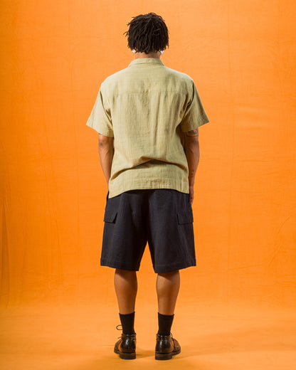 Indi + Ash Big Short - Iron/Indigo Powerloom Military HBT - Standard & Strange