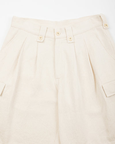 Indi + Ash Big Short - Natural Powerloom Military HBT - Standard & Strange