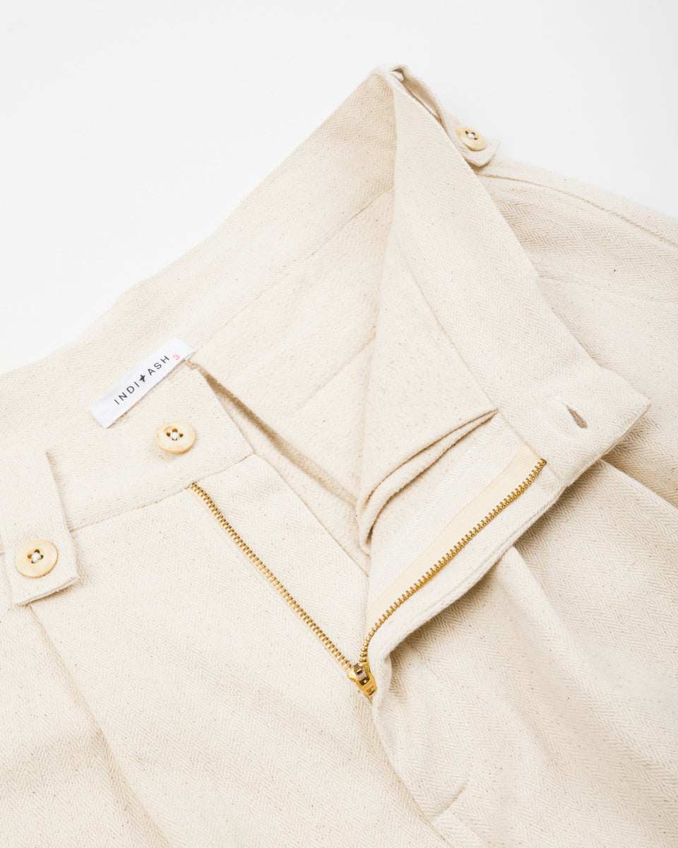 Indi + Ash Big Short - Natural Powerloom Military HBT - Standard & Strange