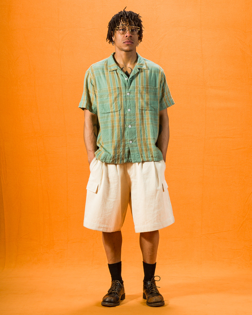 Indi + Ash Big Short - Natural Powerloom Military HBT - Standard & Strange