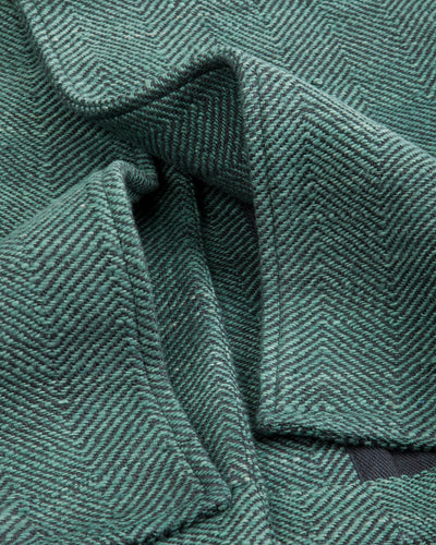 Indi + Ash George Coat - Handspun Midnight Teal/Iron Black HB - Standard & Strange