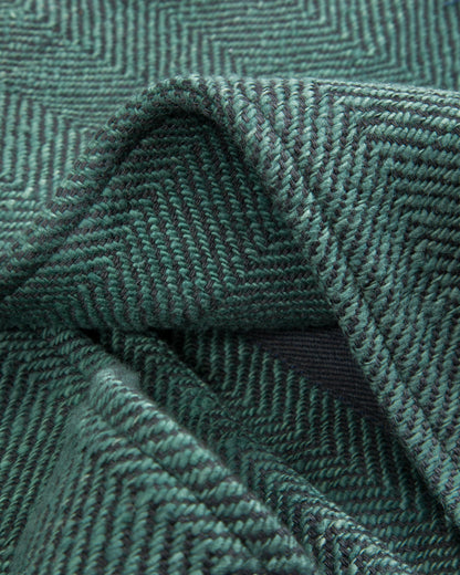 Indi + Ash George Coat - Handspun Midnight Teal/Iron Black HB - Standard & Strange