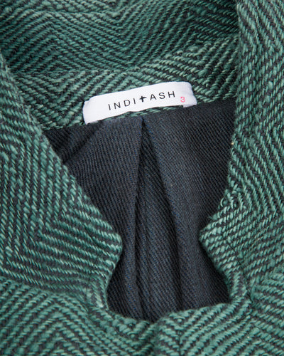 Indi + Ash George Coat - Handspun Midnight Teal/Iron Black HB - Standard & Strange