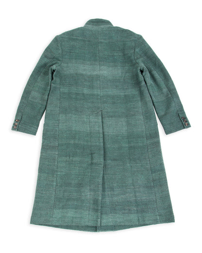 Indi + Ash George Coat - Handspun Midnight Teal/Iron Black HB - Standard & Strange