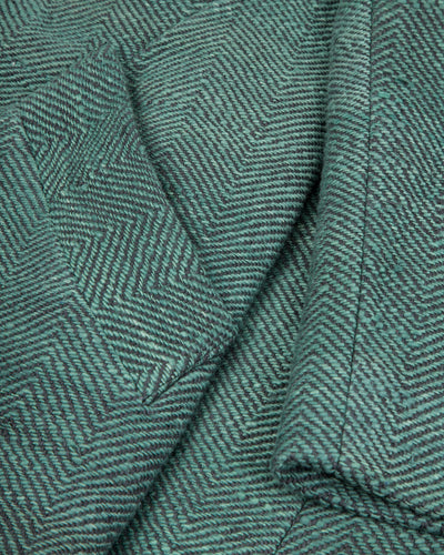 Indi + Ash George Coat - Handspun Midnight Teal/Iron Black HB - Standard & Strange