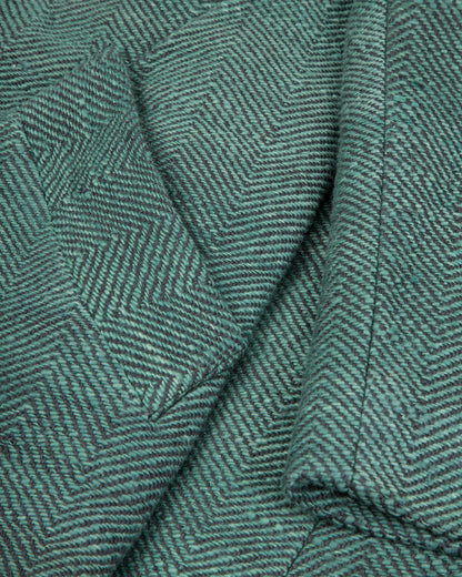 Indi + Ash George Coat - Handspun Midnight Teal/Iron Black HB - Standard & Strange