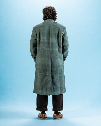 Indi + Ash George Coat - Handspun Midnight Teal/Iron Black HB - Standard & Strange