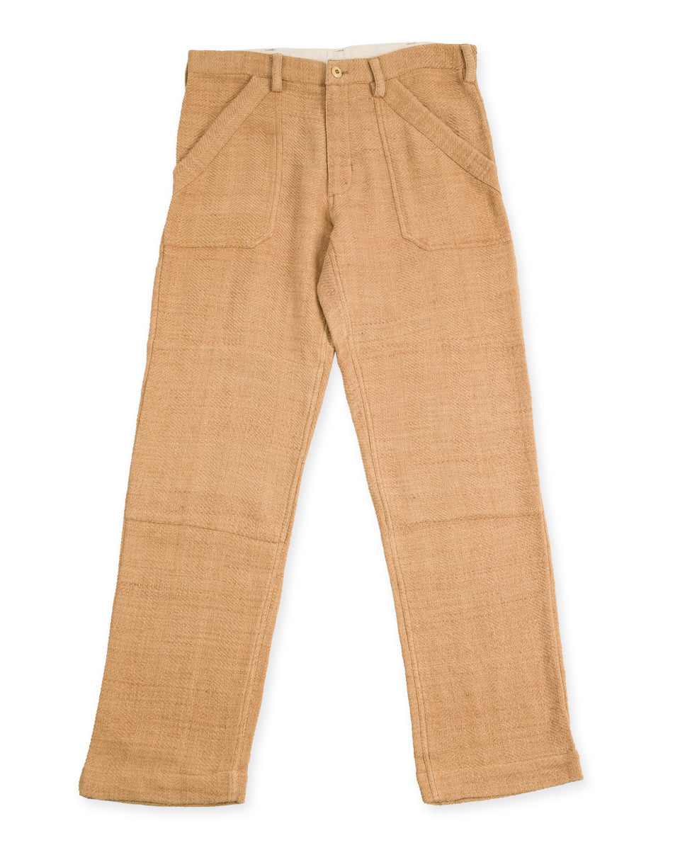 Indi + Ash Isaac Pant - Handspun Cutch Brown HBT - Standard & Strange