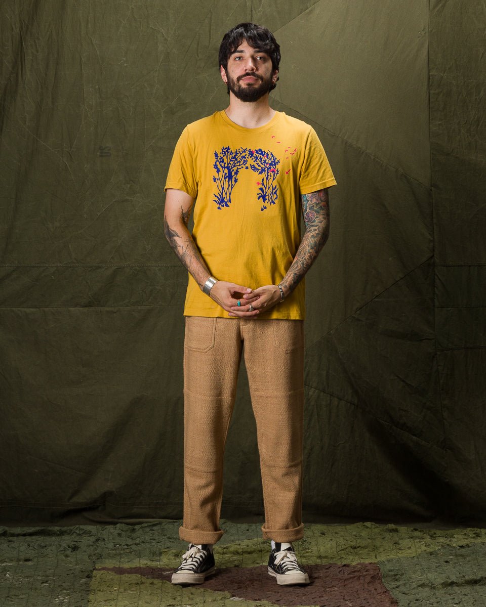 Indi + Ash Isaac Pant - Handspun Cutch Brown HBT - Standard & Strange