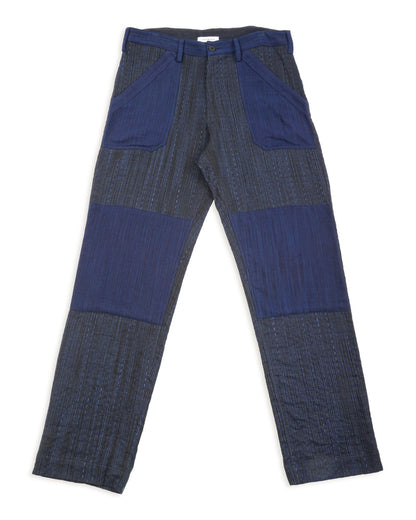 Indi + Ash Isaac Pant - Patchwork Iron/Indigo Spacedye - Standard & Strange