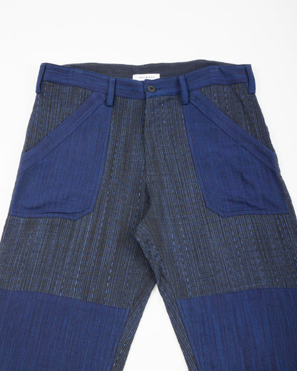 Indi + Ash Isaac Pant - Patchwork Iron/Indigo Spacedye - Standard & Strange
