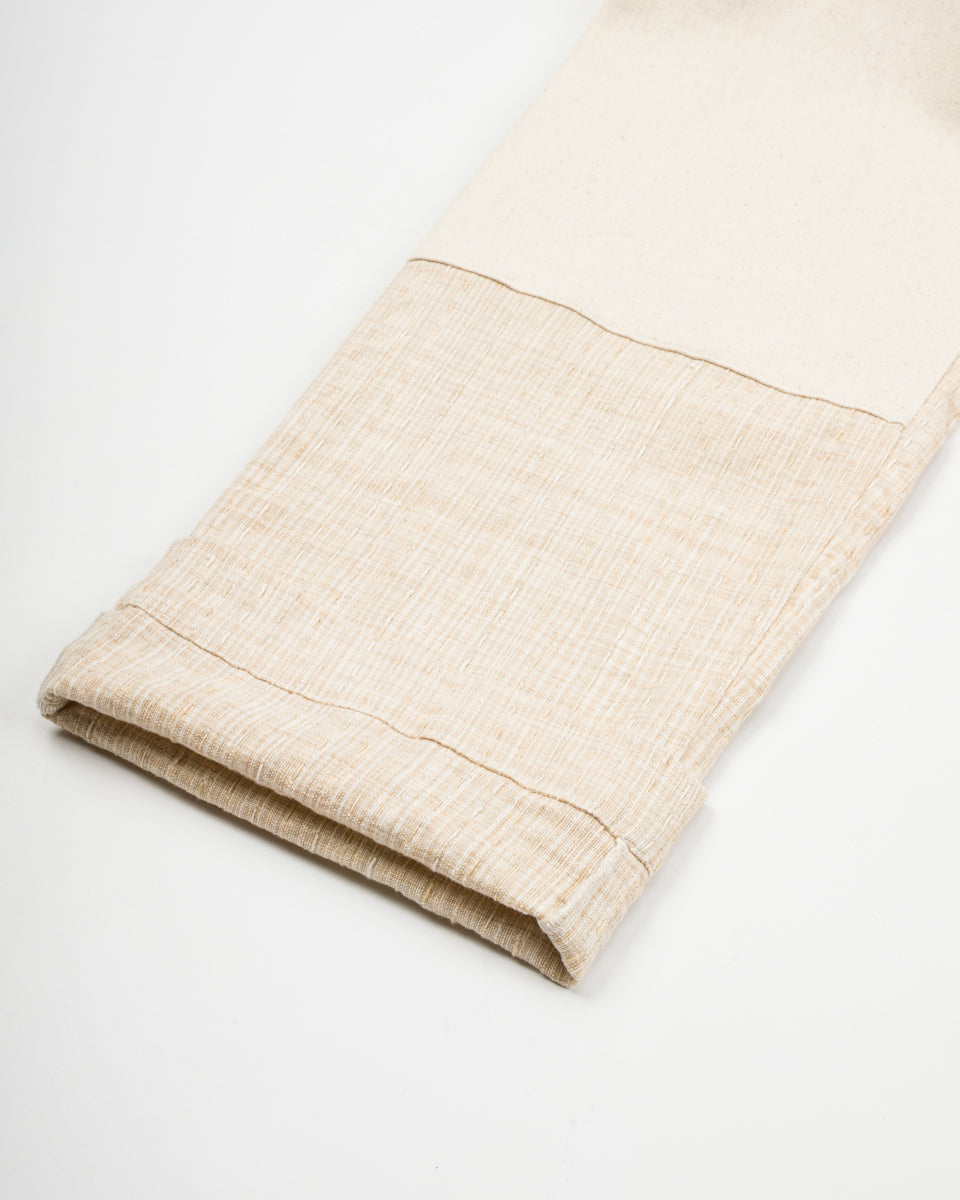 Indi + Ash Isaac Pant - Patchwork Natural/Oat Spacedye - Standard & Strange