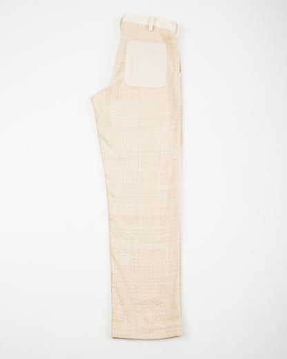 Indi + Ash Isaac Pant - Patchwork Natural/Oat Spacedye - Standard & Strange