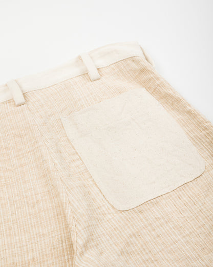 Indi + Ash Isaac Pant - Patchwork Natural/Oat Spacedye - Standard & Strange