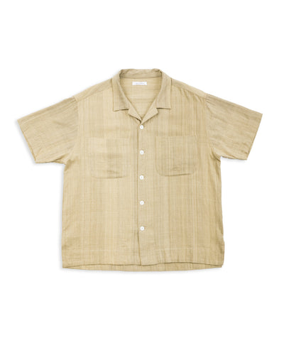 Indi + Ash Lake Camp Shirt - Handwoven Kala Cotton Soft Olive - Standard & Strange